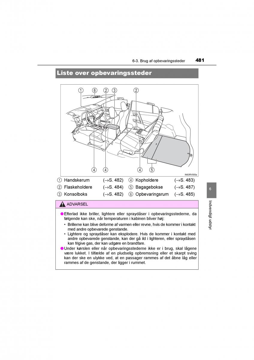 Toyota RAV4 IV 4 Bilens instruktionsbog / page 481