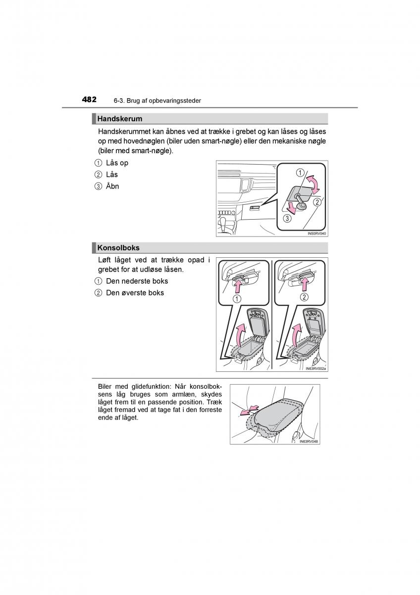 Toyota RAV4 IV 4 Bilens instruktionsbog / page 482