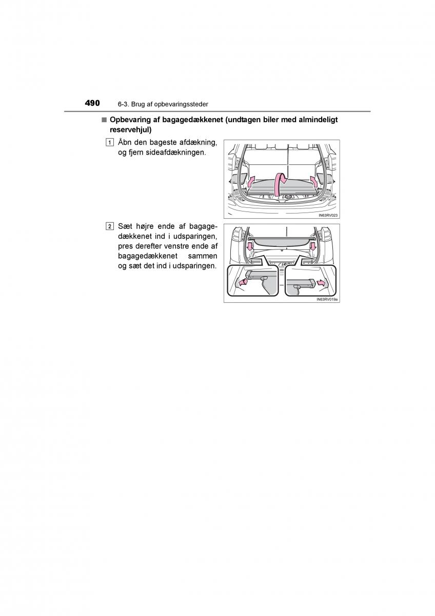 Toyota RAV4 IV 4 Bilens instruktionsbog / page 490