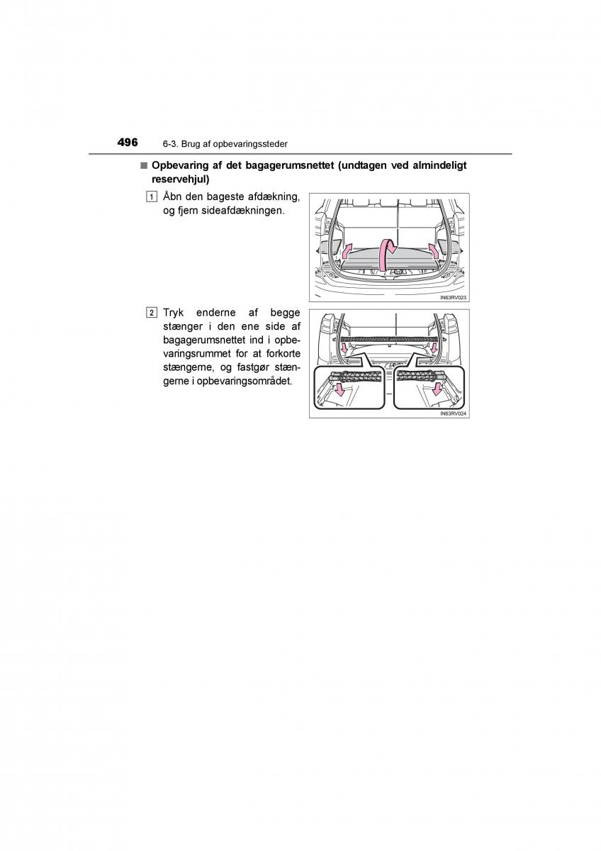 Toyota RAV4 IV 4 Bilens instruktionsbog / page 496