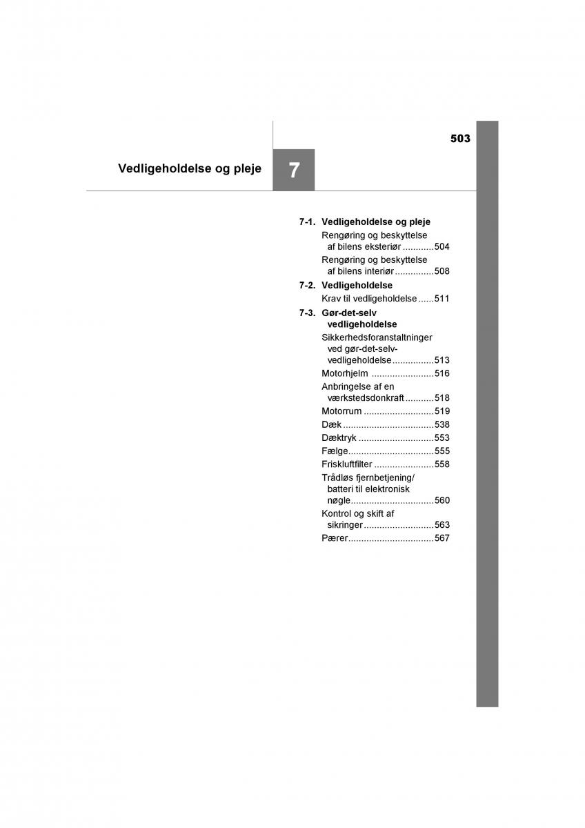 Toyota RAV4 IV 4 Bilens instruktionsbog / page 503