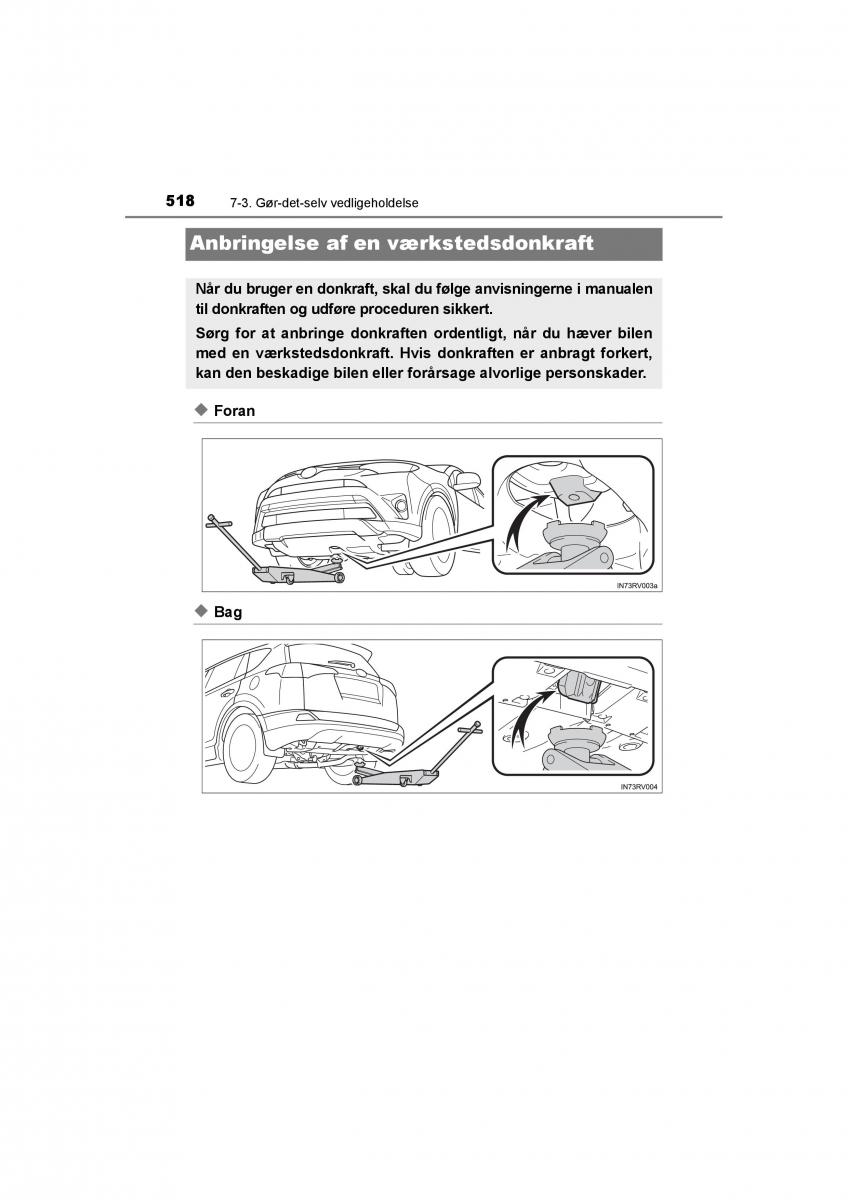 Toyota RAV4 IV 4 Bilens instruktionsbog / page 518