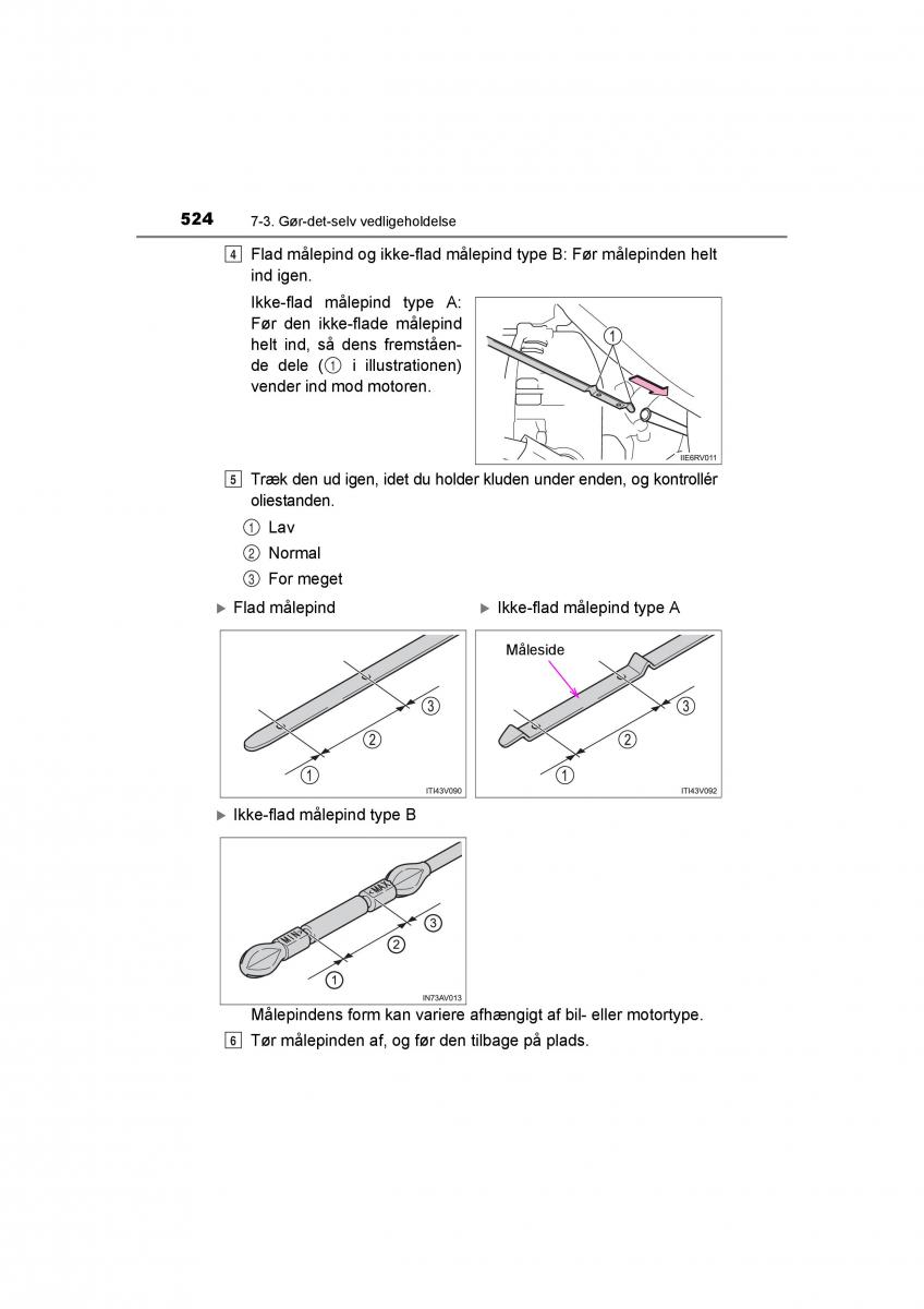 Toyota RAV4 IV 4 Bilens instruktionsbog / page 524