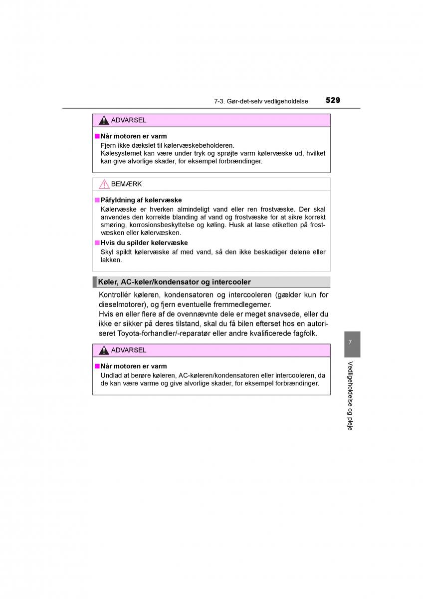 Toyota RAV4 IV 4 Bilens instruktionsbog / page 529