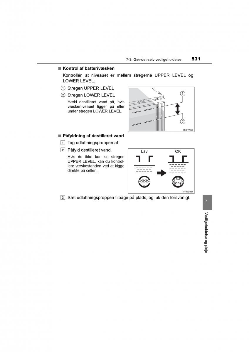 Toyota RAV4 IV 4 Bilens instruktionsbog / page 531