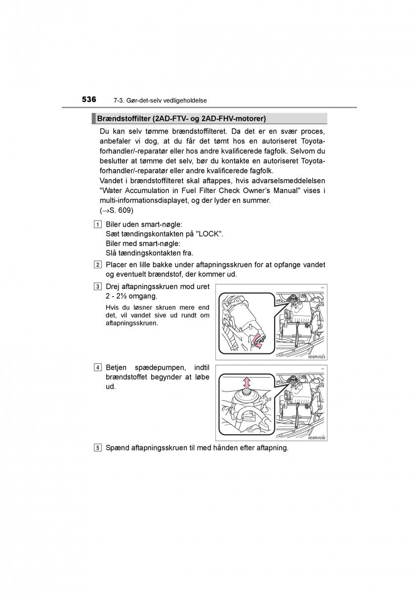 Toyota RAV4 IV 4 Bilens instruktionsbog / page 536