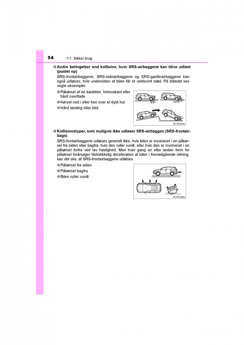 Toyota RAV4 IV 4 Bilens instruktionsbog / page 54