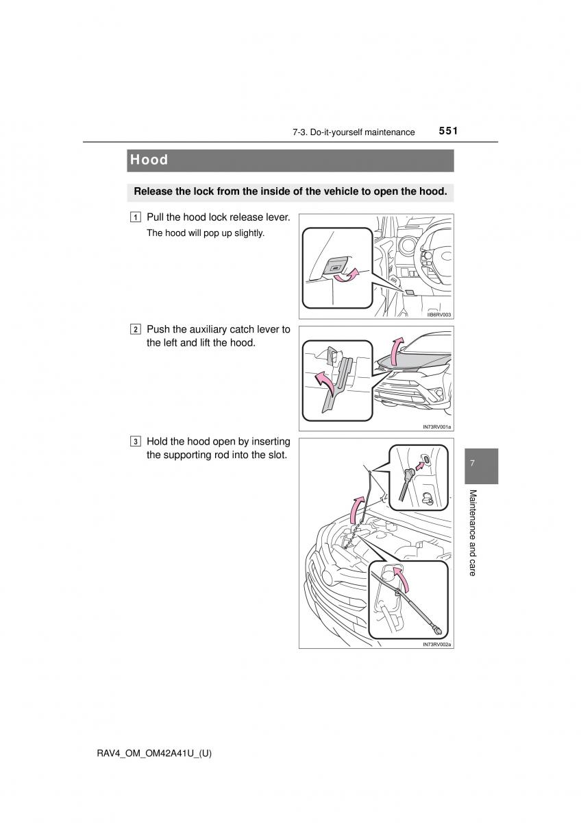 Toyota RAV4 IV 4 owners manual / page 551