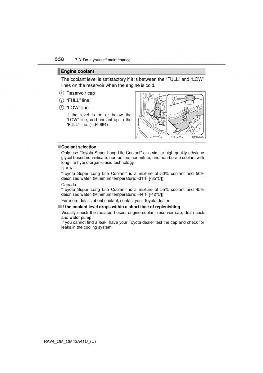 Toyota RAV4 IV 4 owners manual / page 558