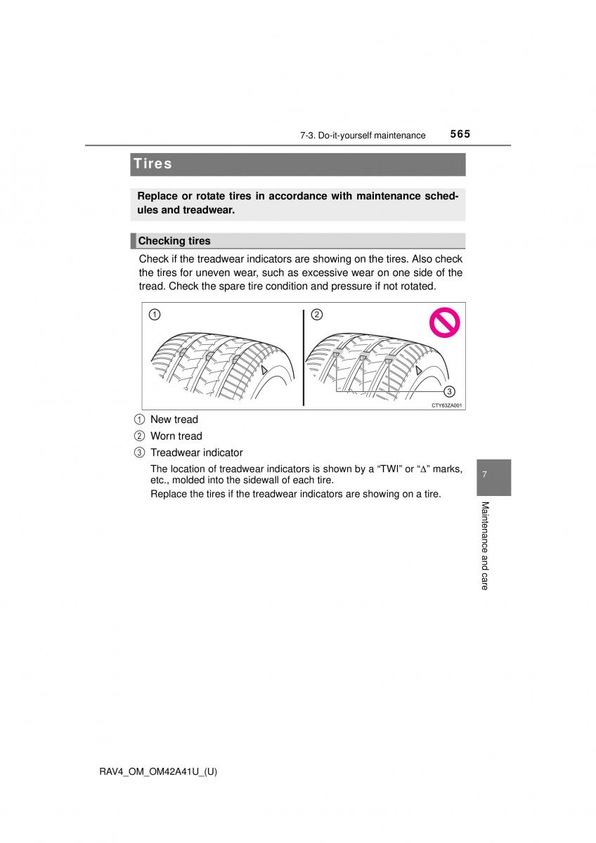 Toyota RAV4 IV 4 owners manual / page 565