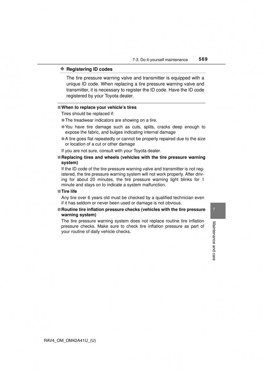 Toyota RAV4 IV 4 owners manual / page 569