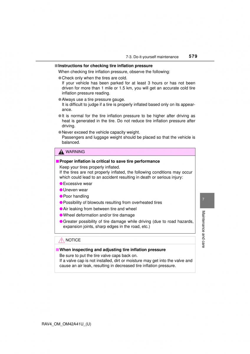 Toyota RAV4 IV 4 owners manual / page 579