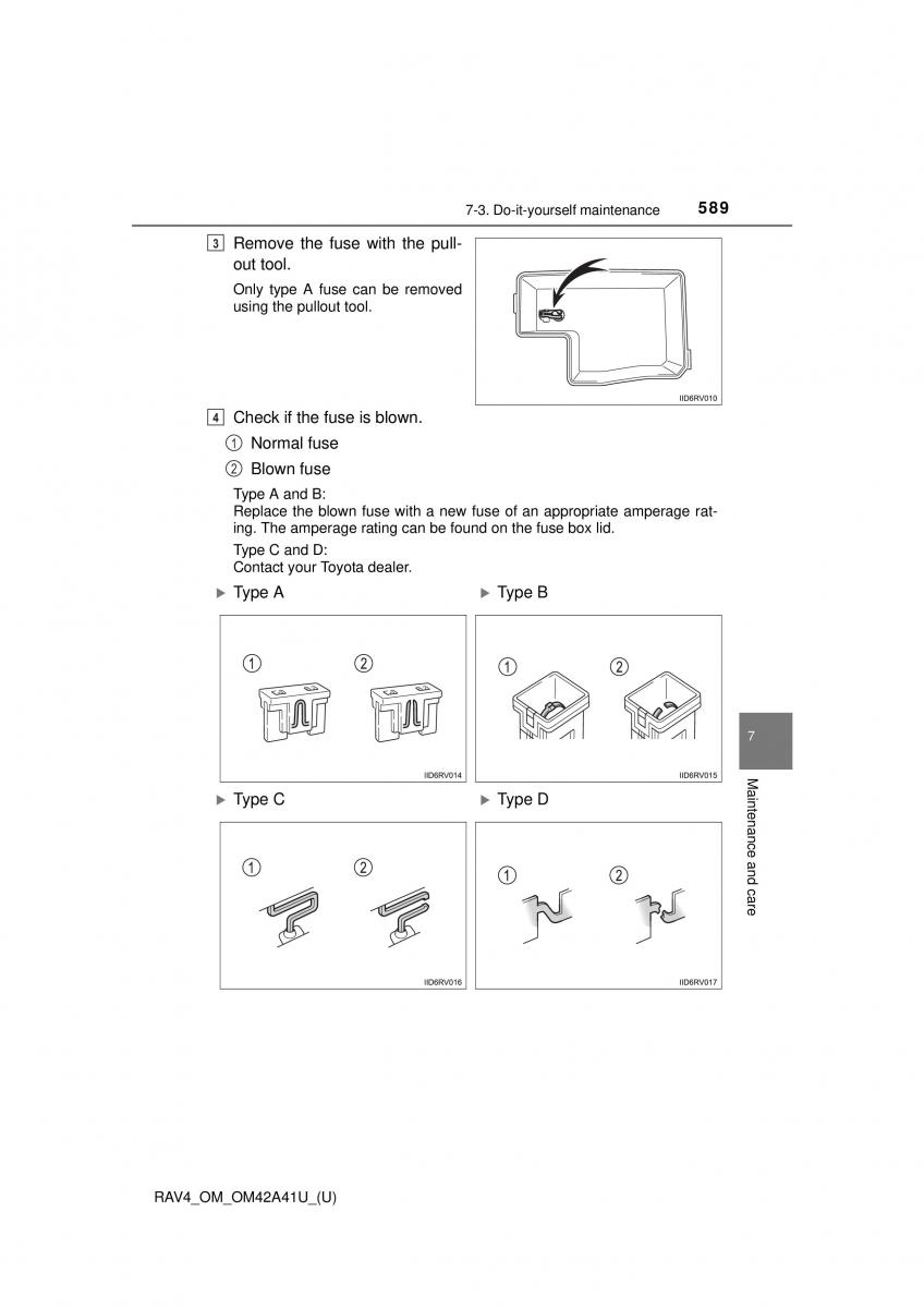 Toyota RAV4 IV 4 owners manual / page 589