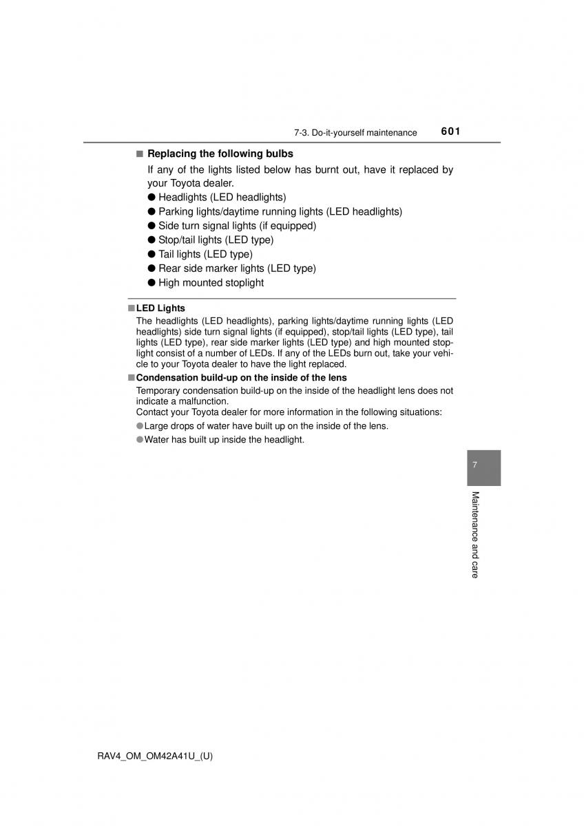 Toyota RAV4 IV 4 owners manual / page 601