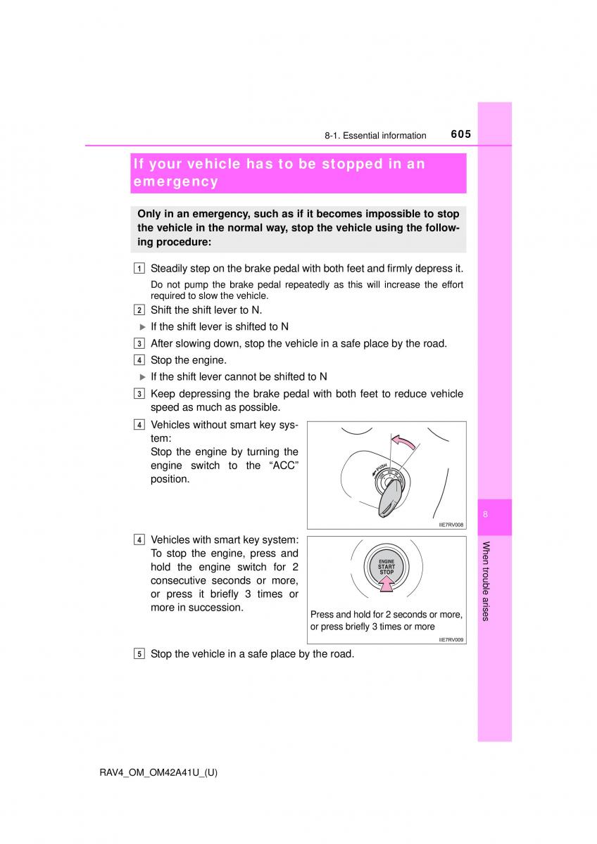 Toyota RAV4 IV 4 owners manual / page 605