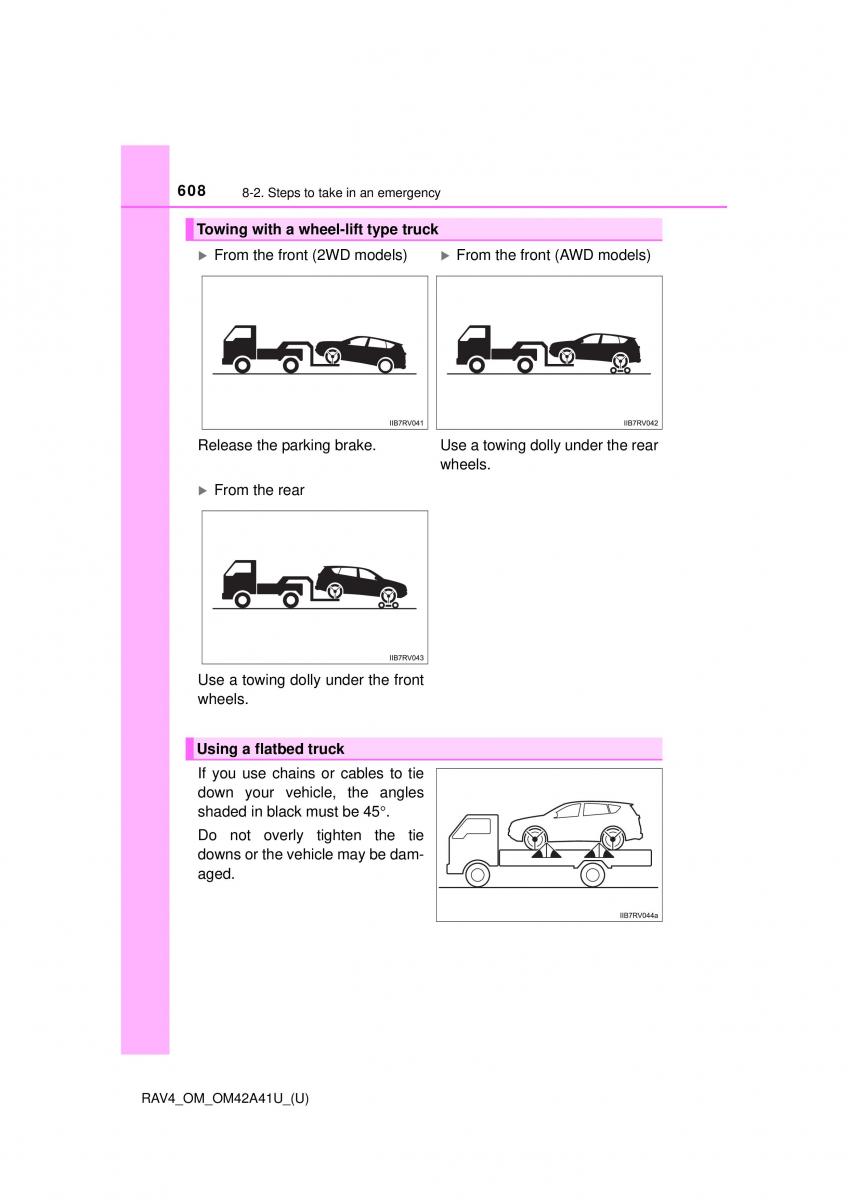 Toyota RAV4 IV 4 owners manual / page 608