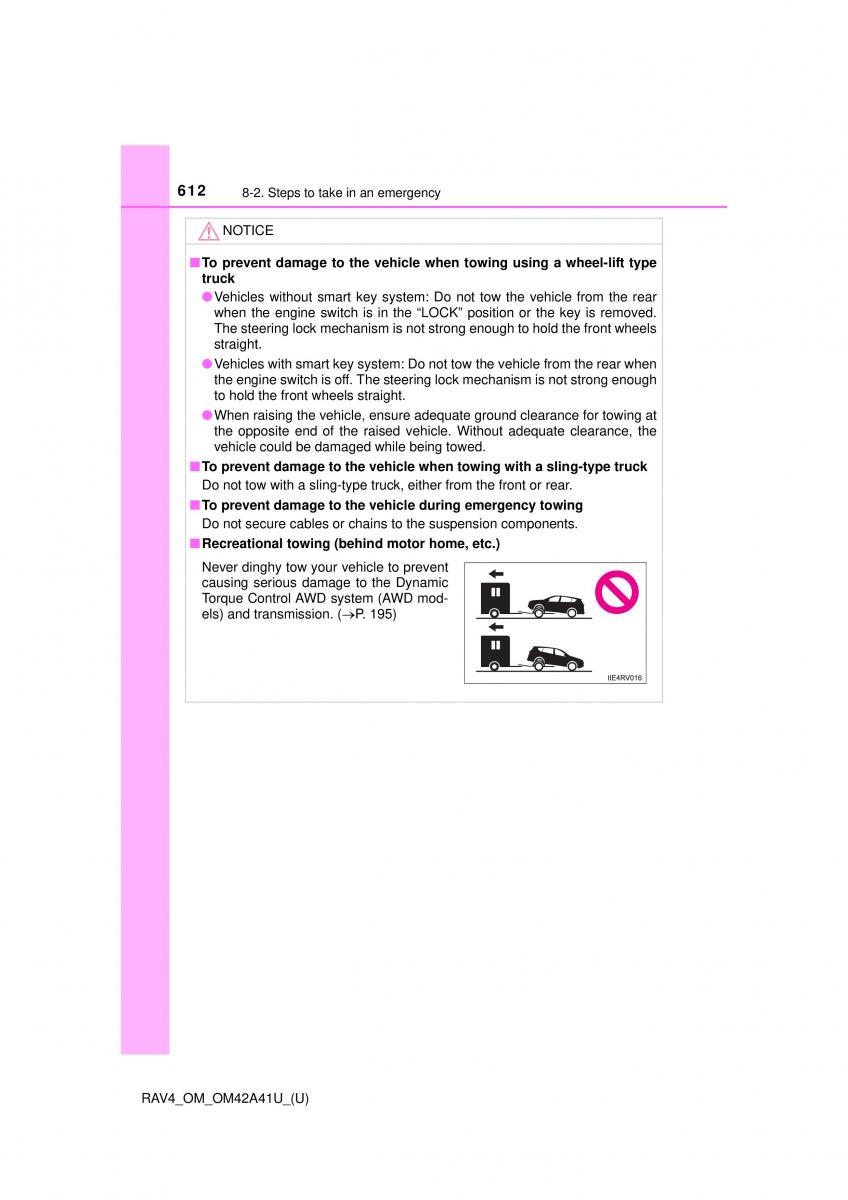 Toyota RAV4 IV 4 owners manual / page 612