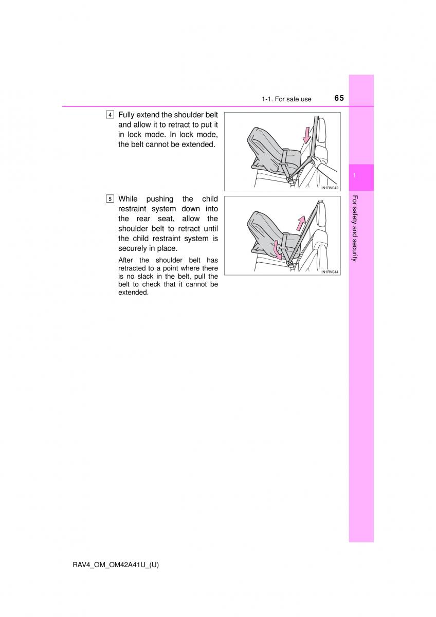 Toyota RAV4 IV 4 owners manual / page 65