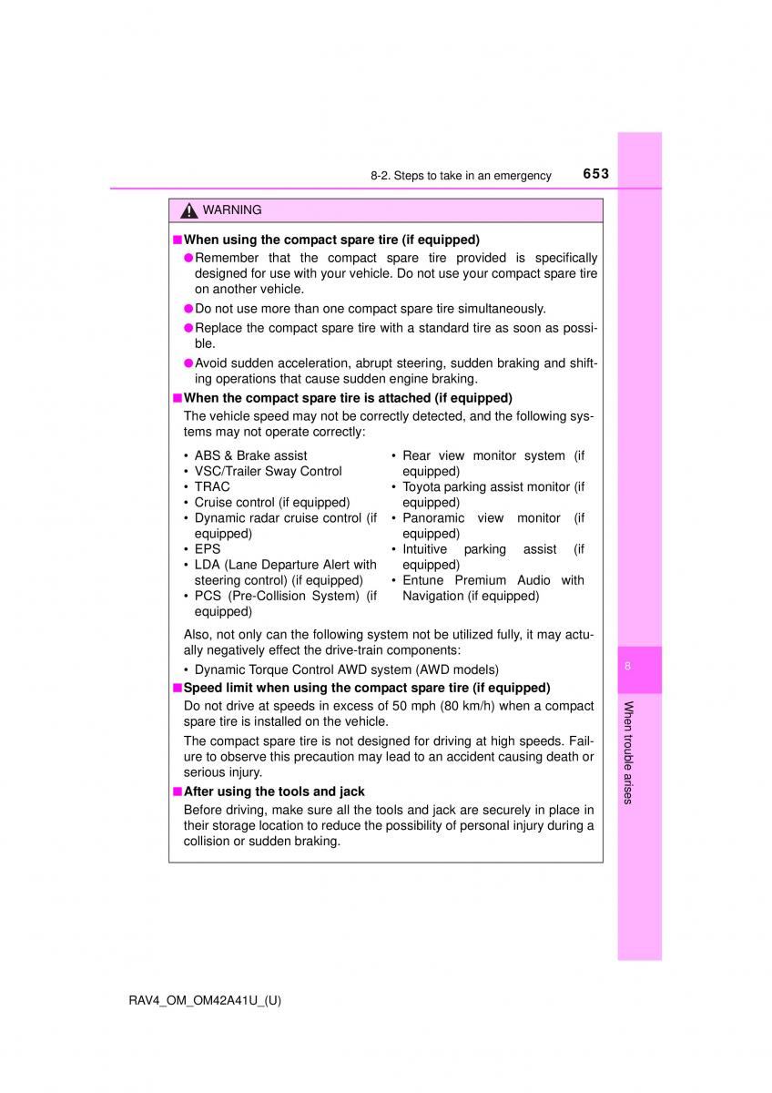 Toyota RAV4 IV 4 owners manual / page 653