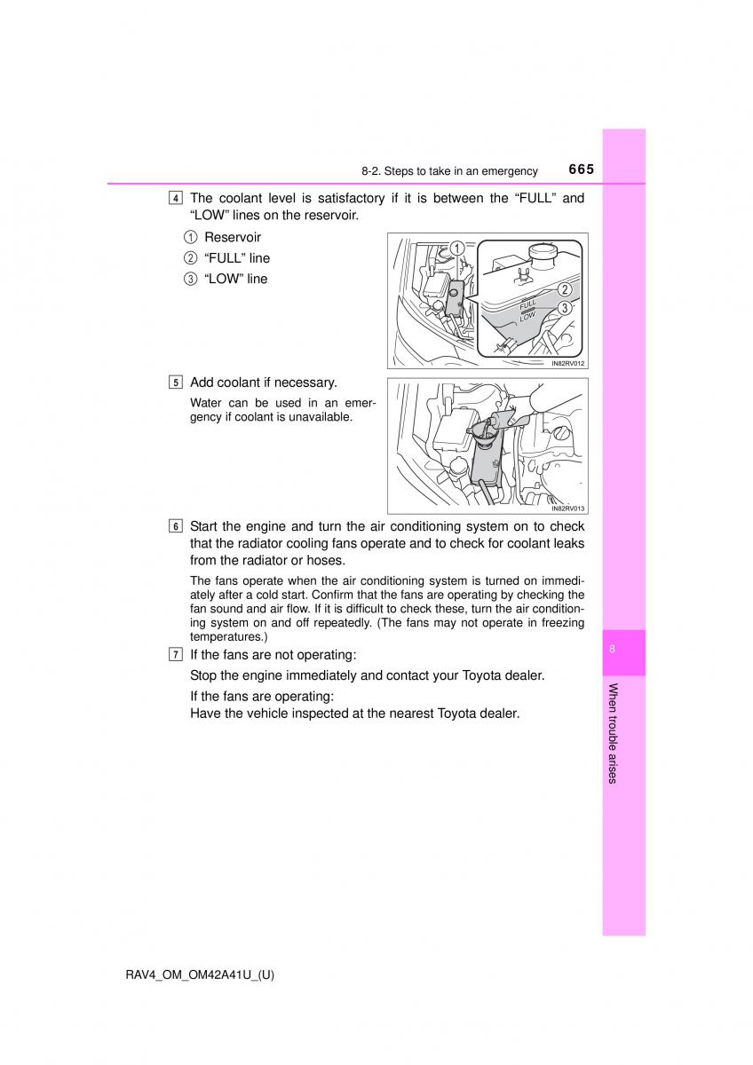 Toyota RAV4 IV 4 owners manual / page 665