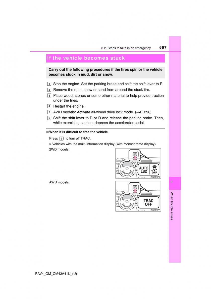 Toyota RAV4 IV 4 owners manual / page 667