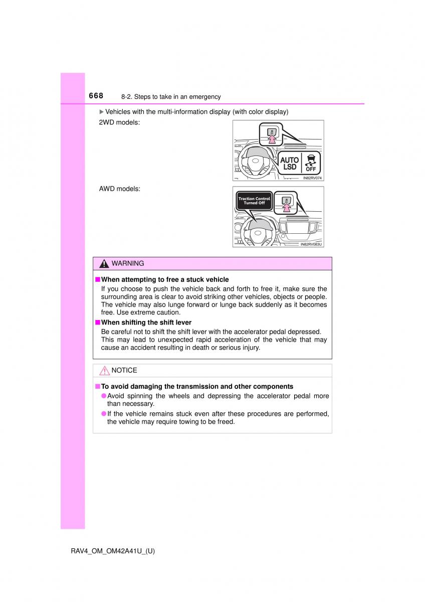 Toyota RAV4 IV 4 owners manual / page 668