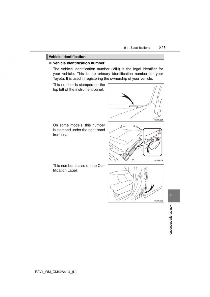 Toyota RAV4 IV 4 owners manual / page 671