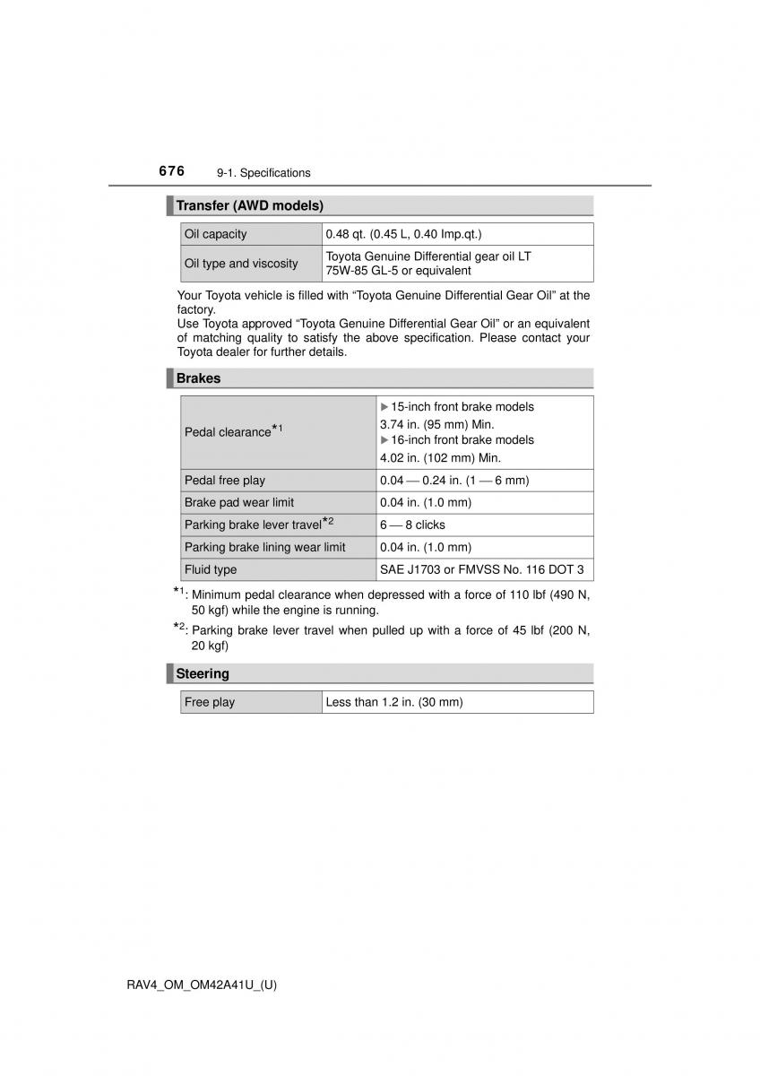 Toyota RAV4 IV 4 owners manual / page 676