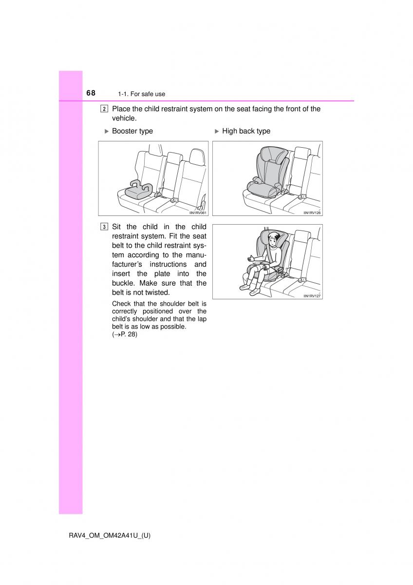 Toyota RAV4 IV 4 owners manual / page 68