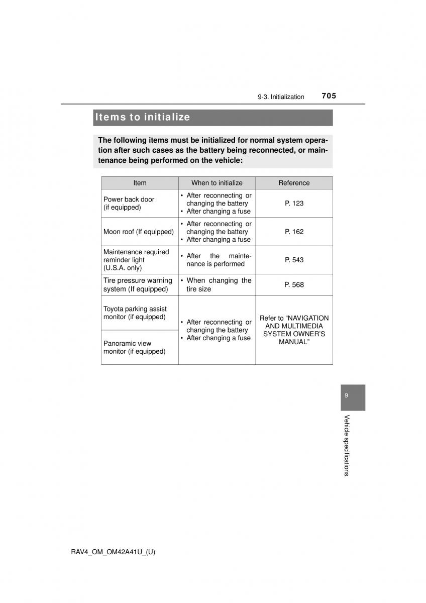 Toyota RAV4 IV 4 owners manual / page 705