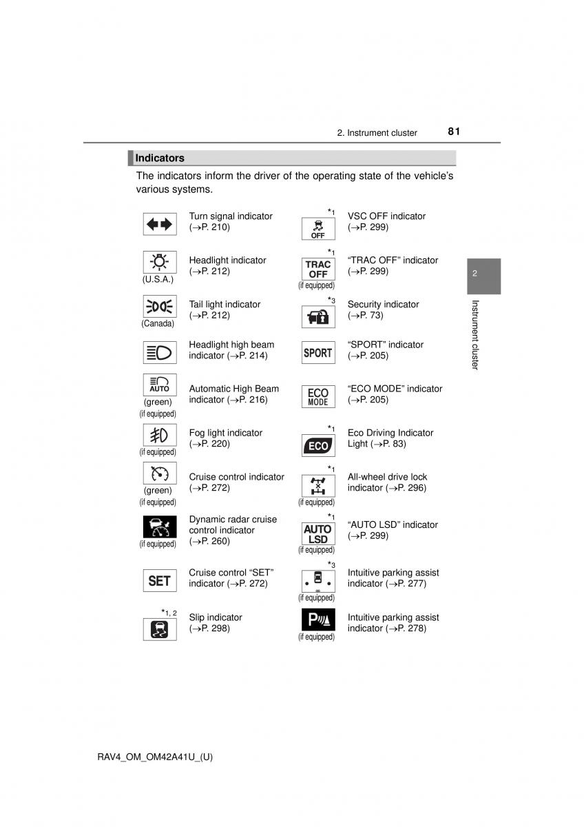 Toyota RAV4 IV 4 owners manual / page 81