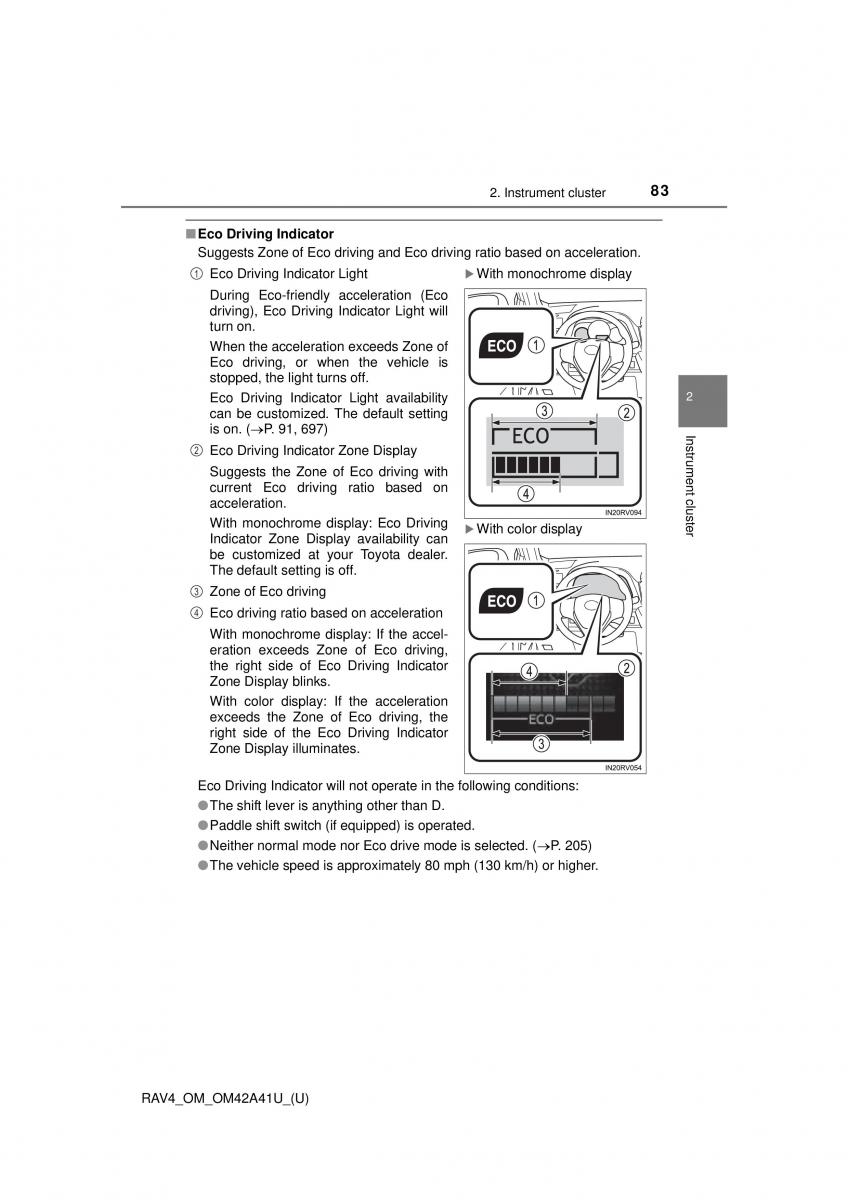 Toyota RAV4 IV 4 owners manual / page 83