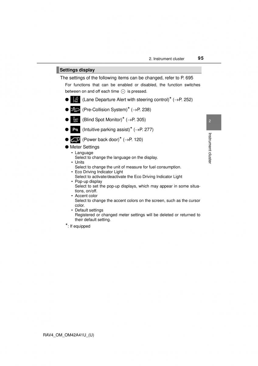 Toyota RAV4 IV 4 owners manual / page 95