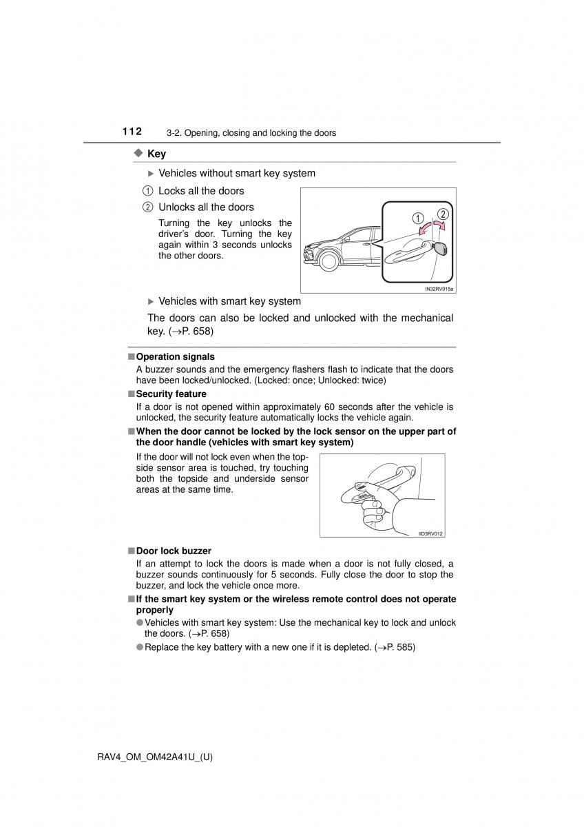 Toyota RAV4 IV 4 owners manual / page 112