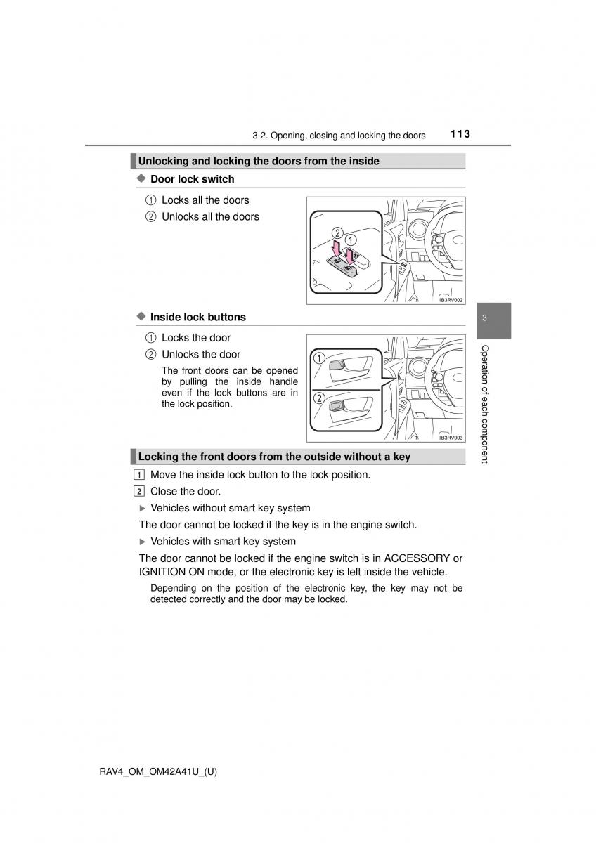 Toyota RAV4 IV 4 owners manual / page 113