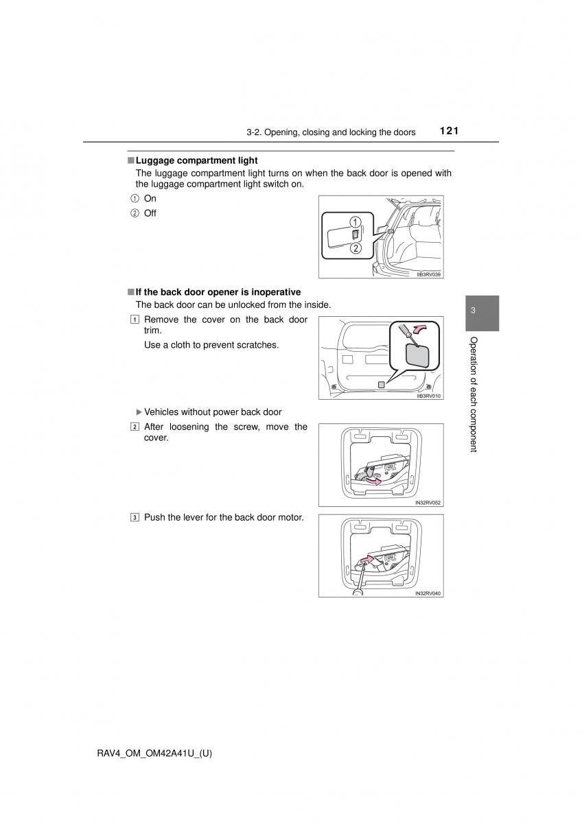 Toyota RAV4 IV 4 owners manual / page 121