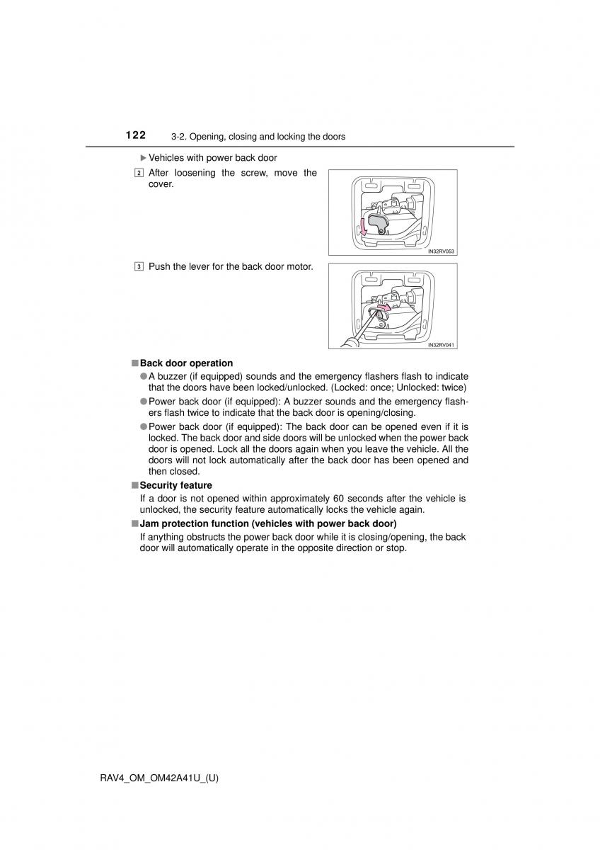 Toyota RAV4 IV 4 owners manual / page 122