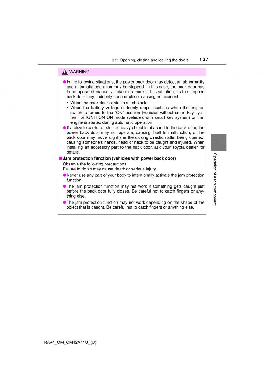 Toyota RAV4 IV 4 owners manual / page 127