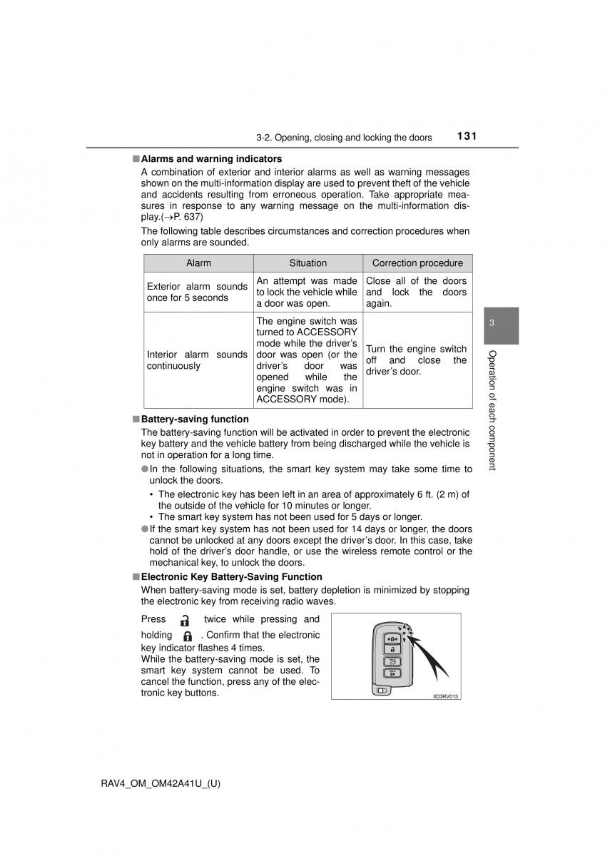 Toyota RAV4 IV 4 owners manual / page 131