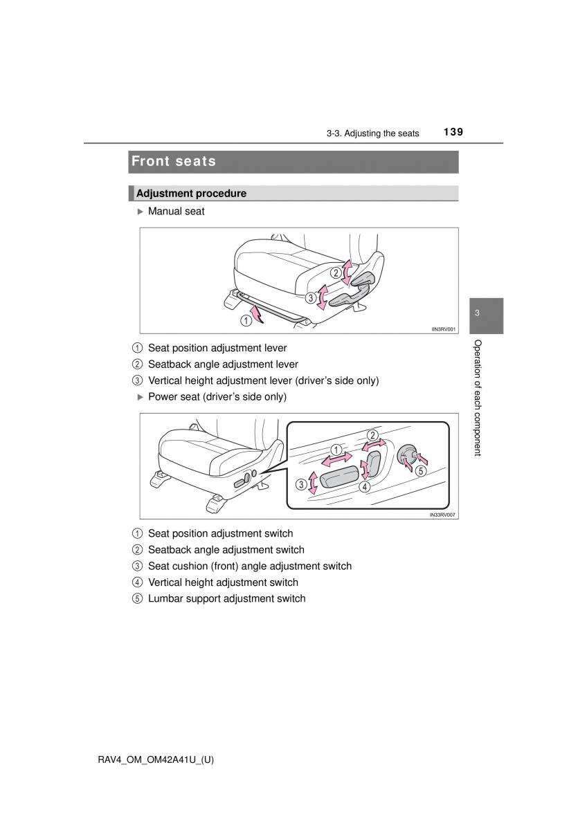 Toyota RAV4 IV 4 owners manual / page 139