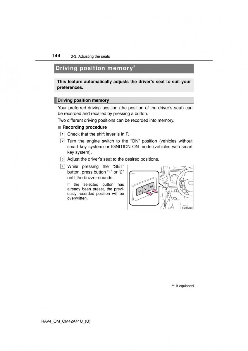 Toyota RAV4 IV 4 owners manual / page 144