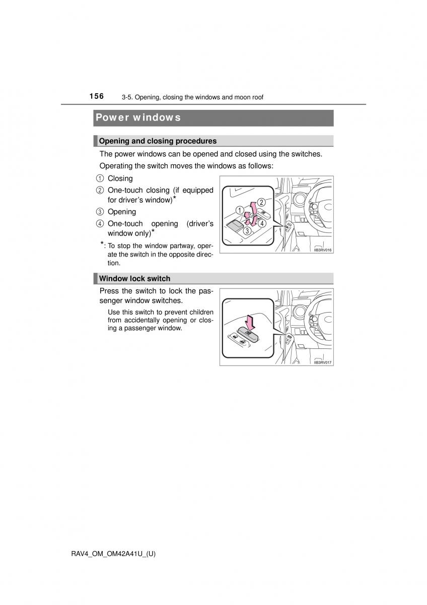 Toyota RAV4 IV 4 owners manual / page 156