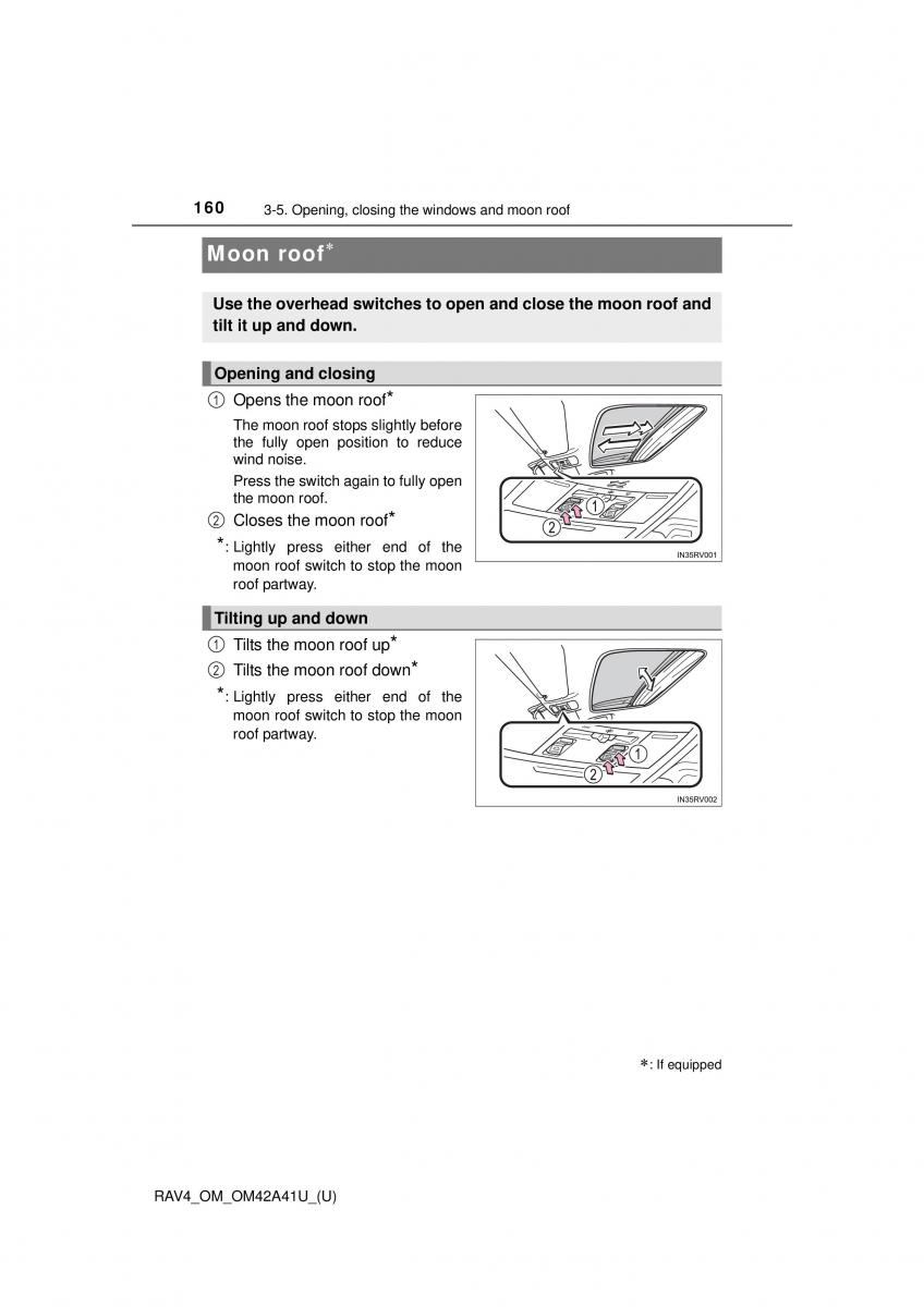 Toyota RAV4 IV 4 owners manual / page 160