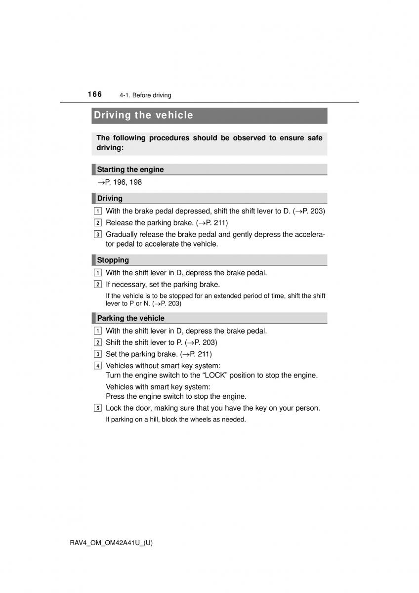 Toyota RAV4 IV 4 owners manual / page 166