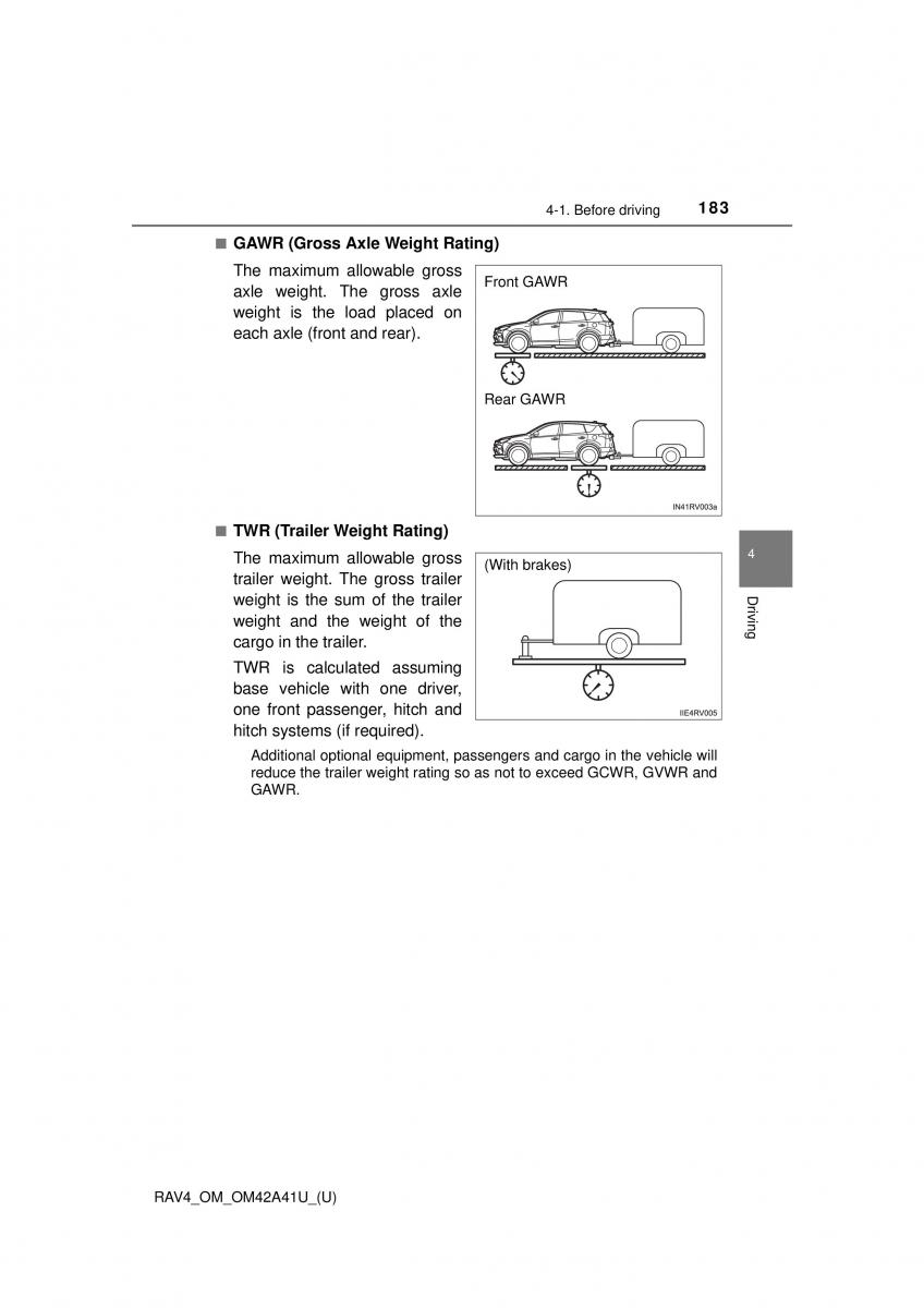 Toyota RAV4 IV 4 owners manual / page 183