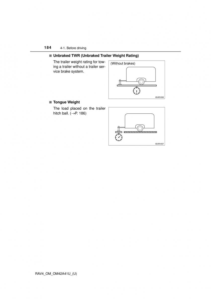 Toyota RAV4 IV 4 owners manual / page 184