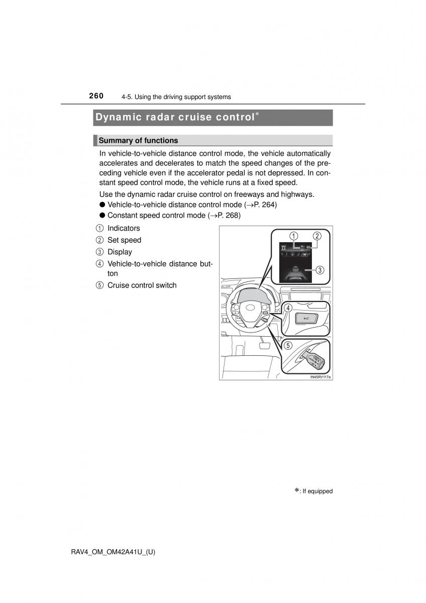 Toyota RAV4 IV 4 owners manual / page 260