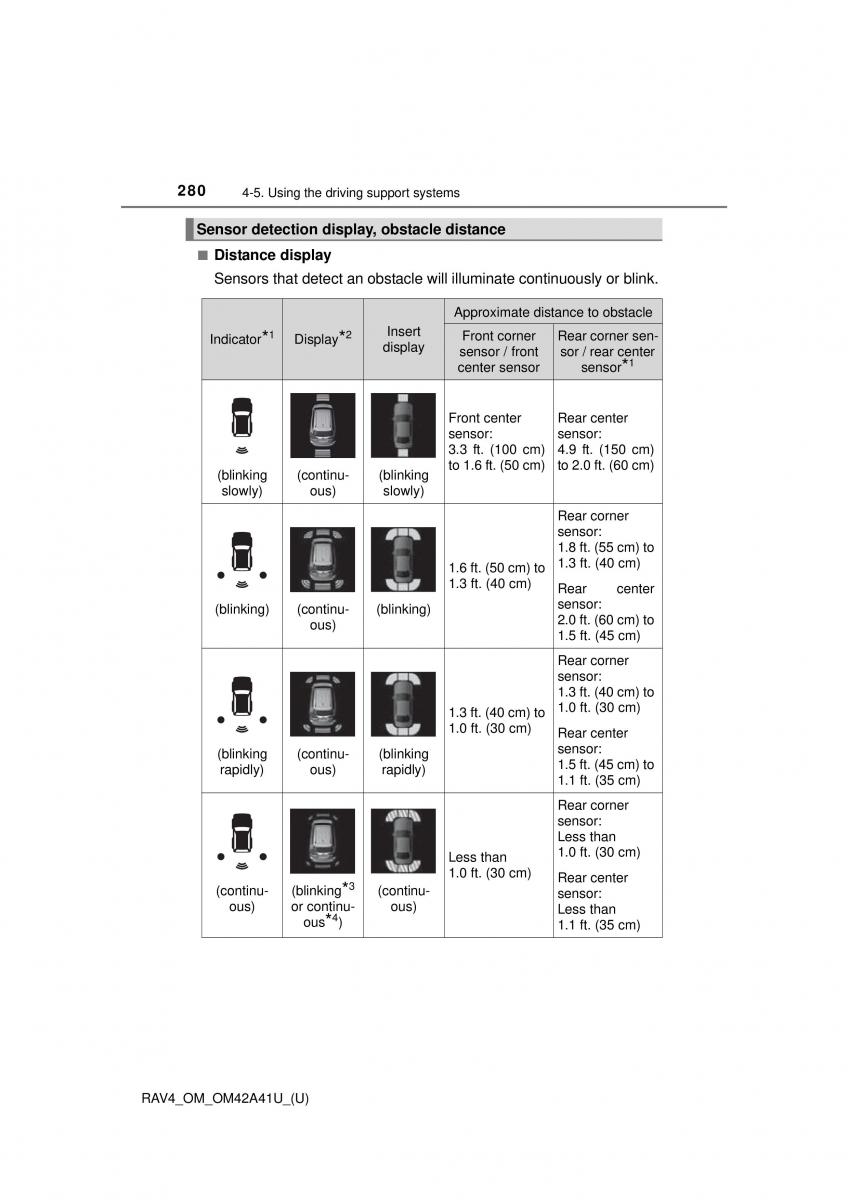Toyota RAV4 IV 4 owners manual / page 280