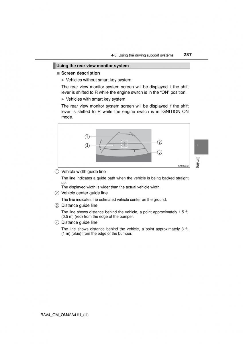 Toyota RAV4 IV 4 owners manual / page 287