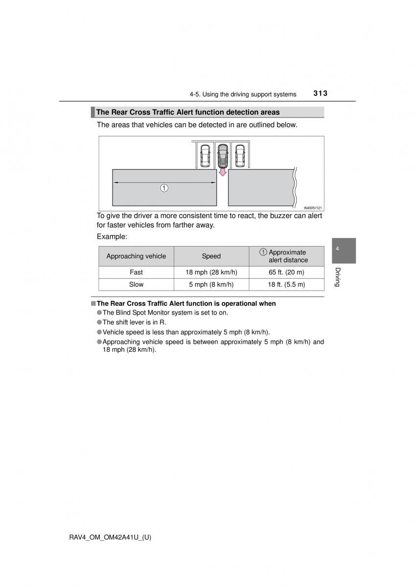 Toyota RAV4 IV 4 owners manual / page 313